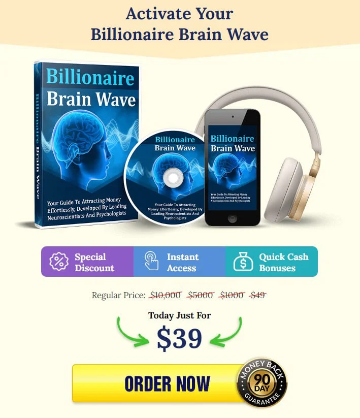 Billionaire Brain Wave checkout pricing overview
